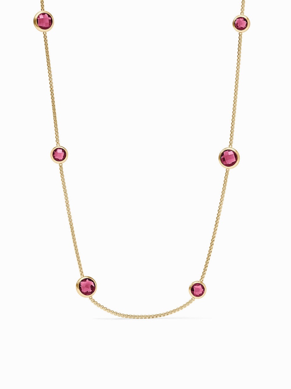 NWOT Julie Vos Rainbow Station Necklace